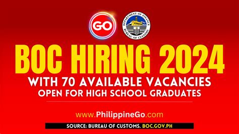 boc.gov.ph careers|BOC Job Vacancies With 70 Vacant Positions 2024 .